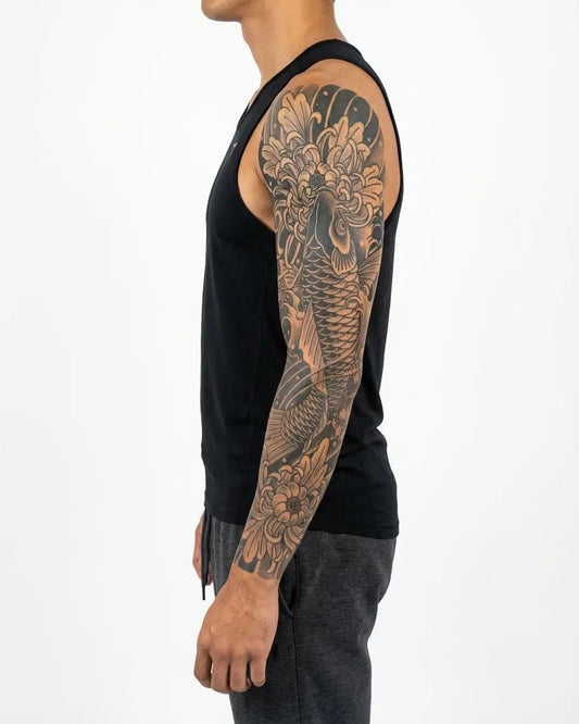 Koi Fish & Chrysanthemum Sleeve