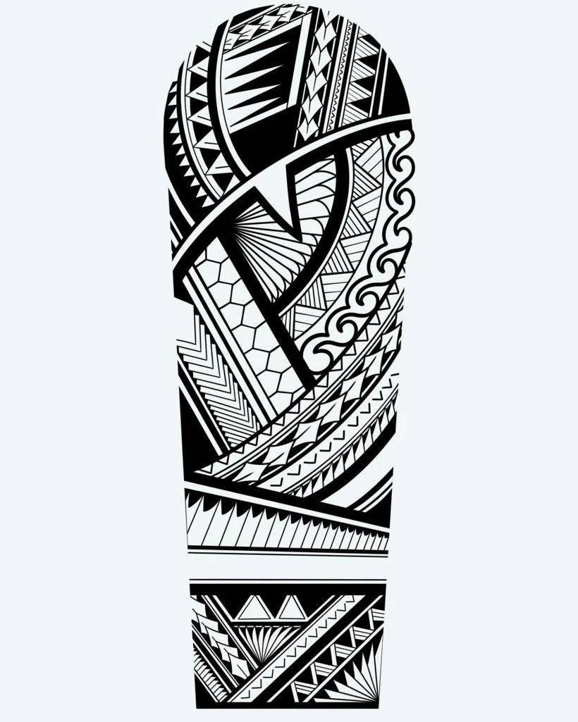 Samoan Geometric Sleeve