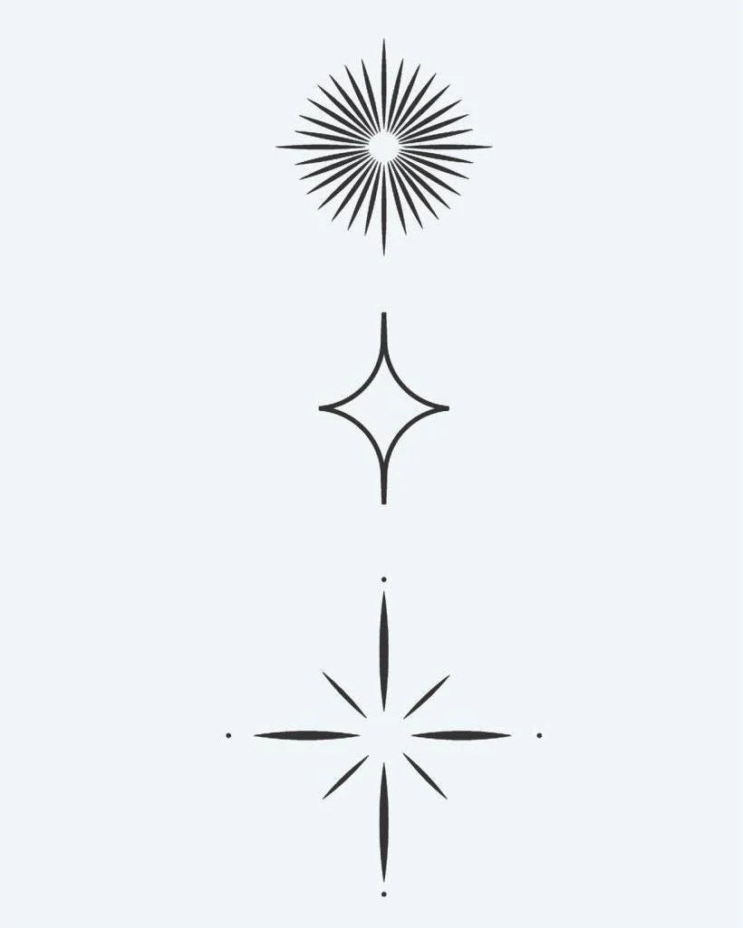 Celestial Starburst Trio
