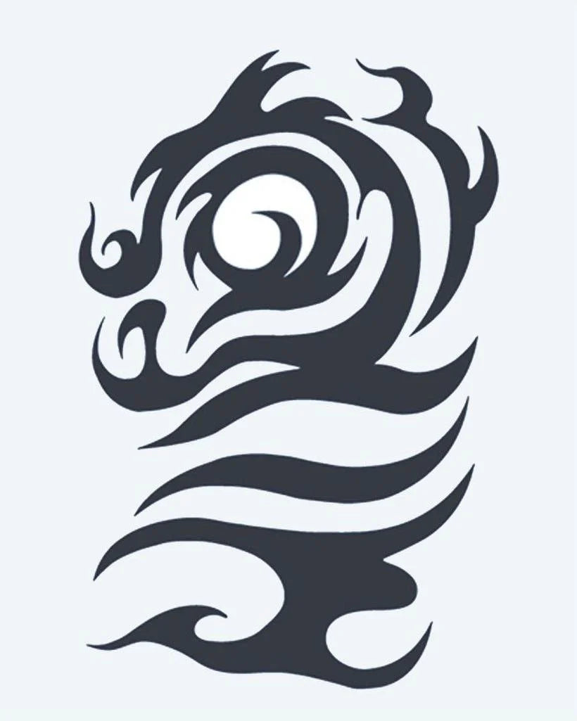 Tribal Dragon Head