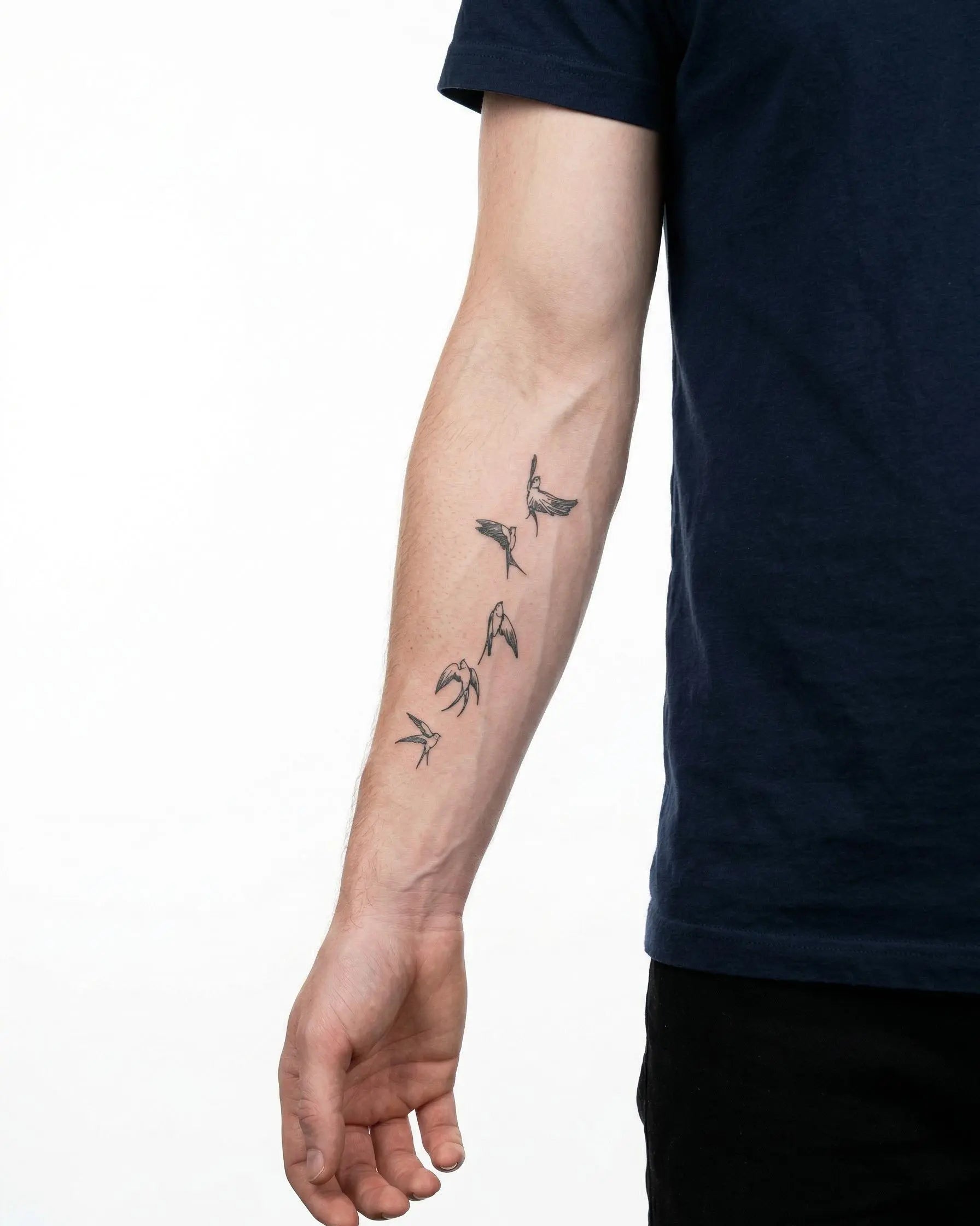 Flying Swallows