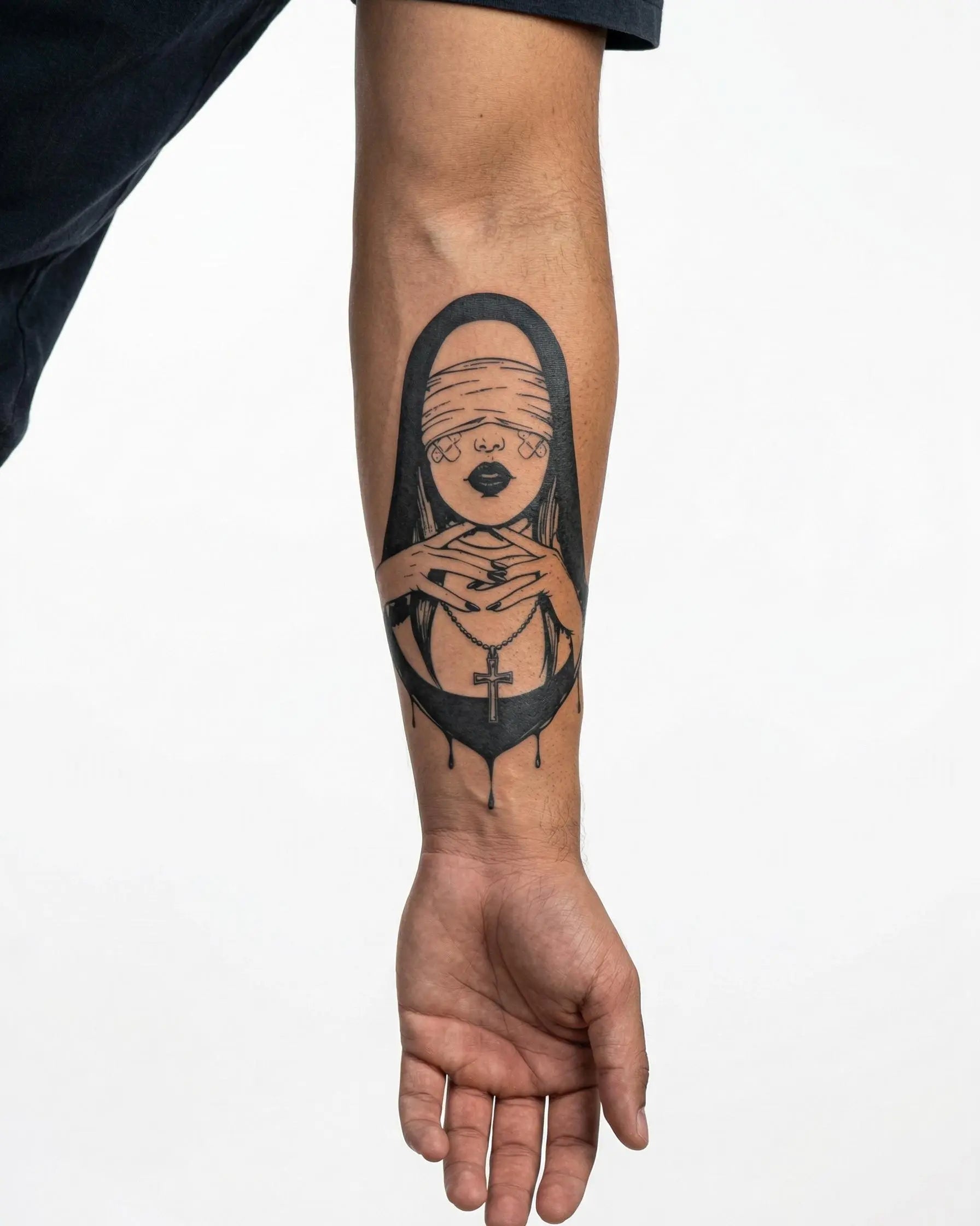 Blindfolded Nun