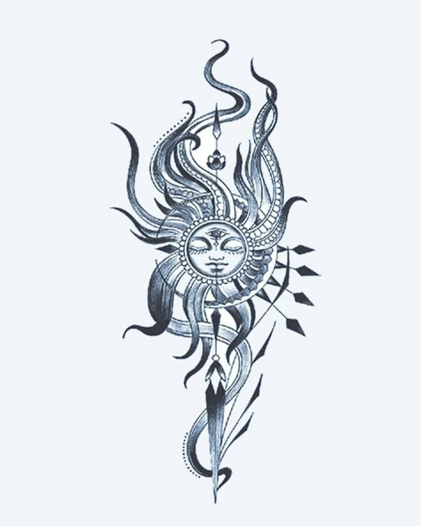 Celestial Sun Face