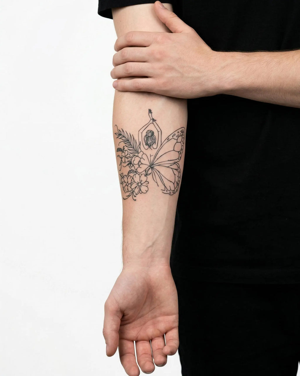 Floral Butterfly Woman