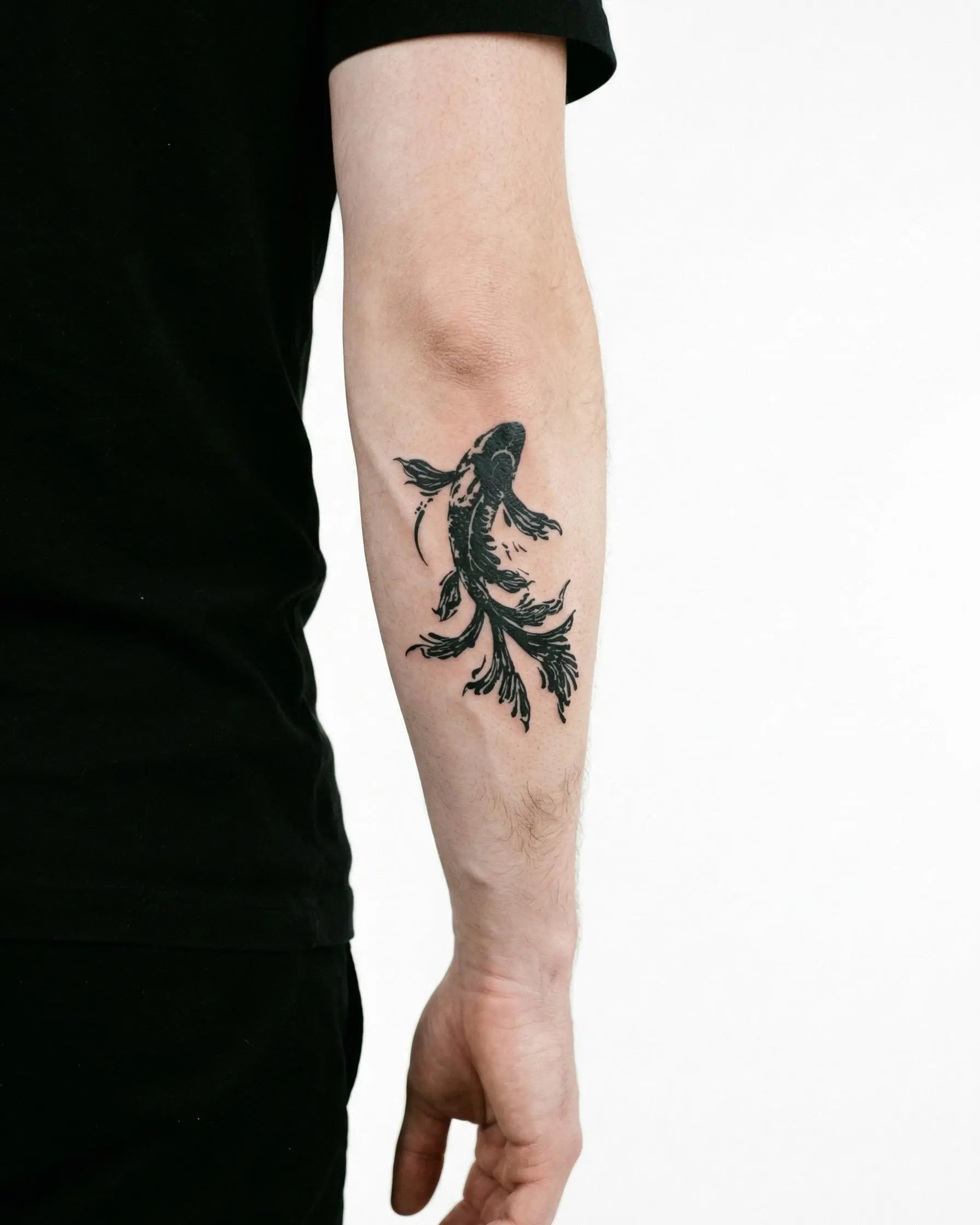 Koi Fish Ink Brush
