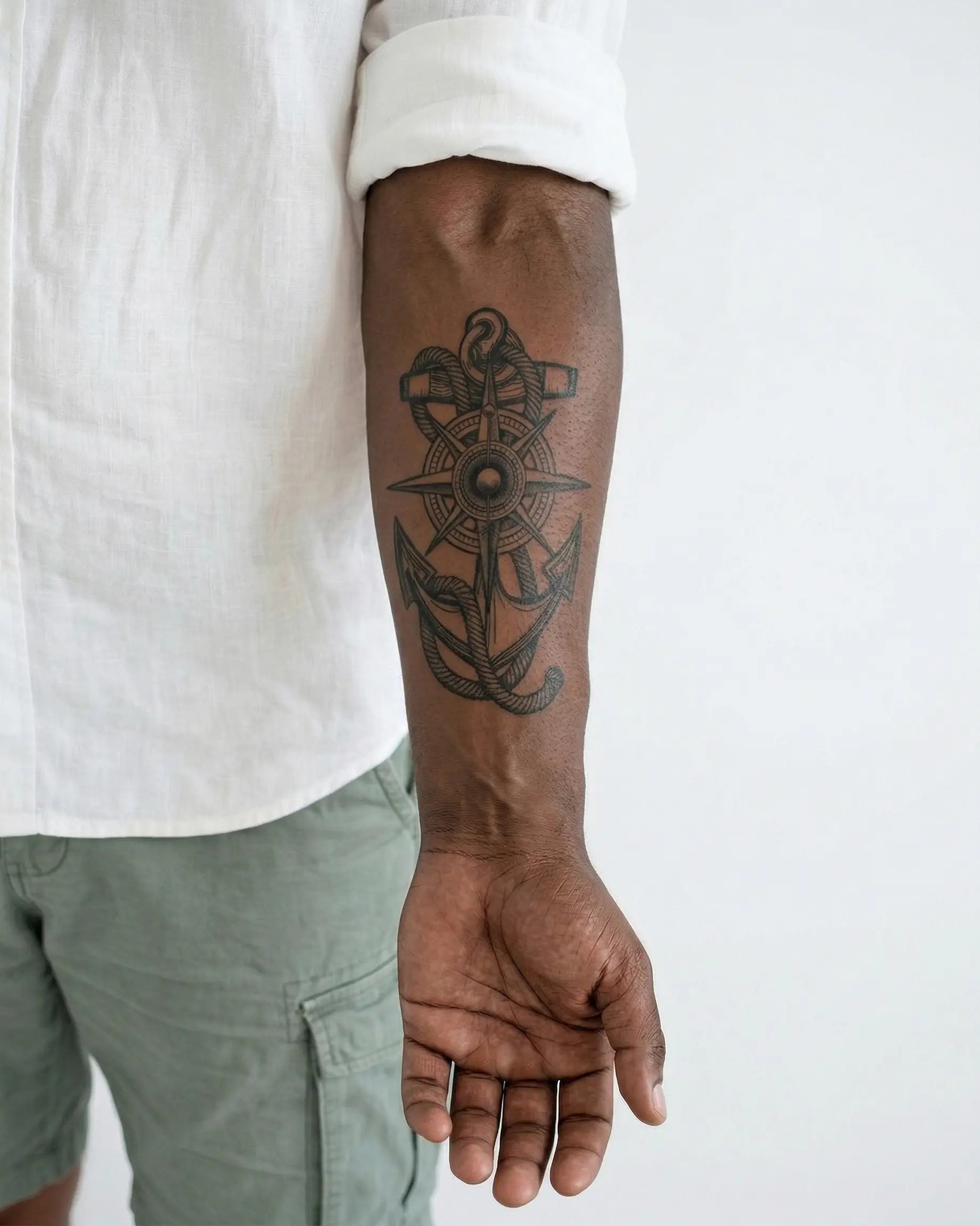 Anchor & Compass Rose