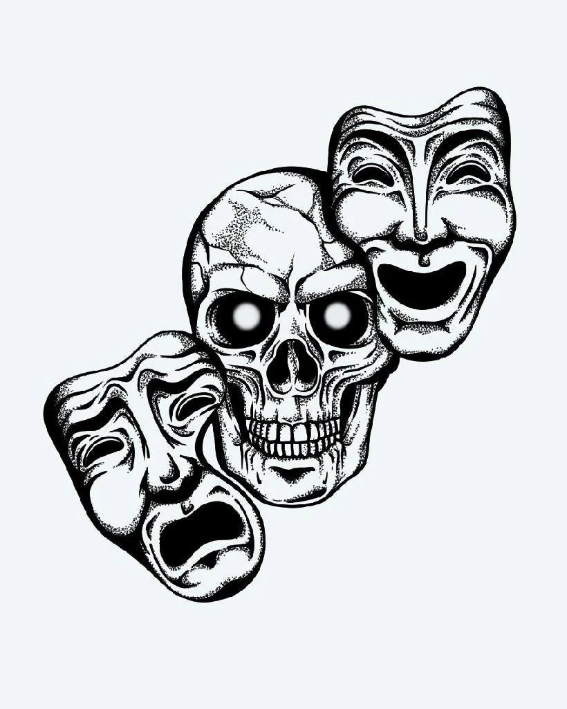 Skull & Drama Masks