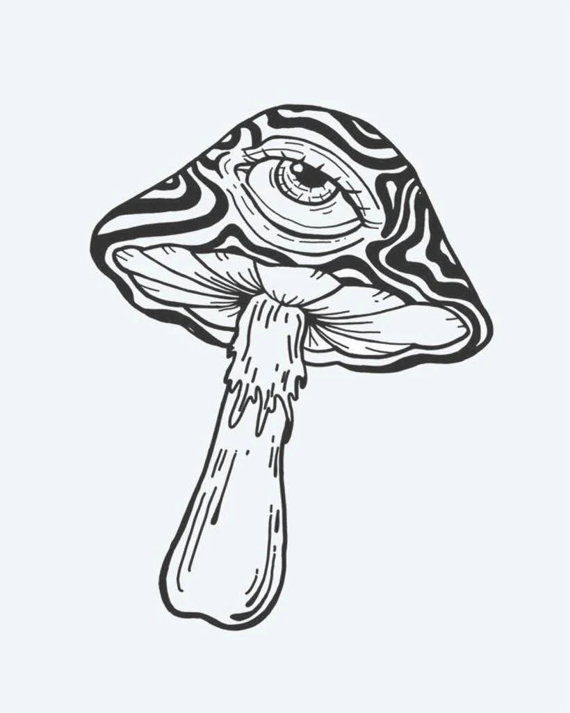 Psychedelic Mushroom Eye