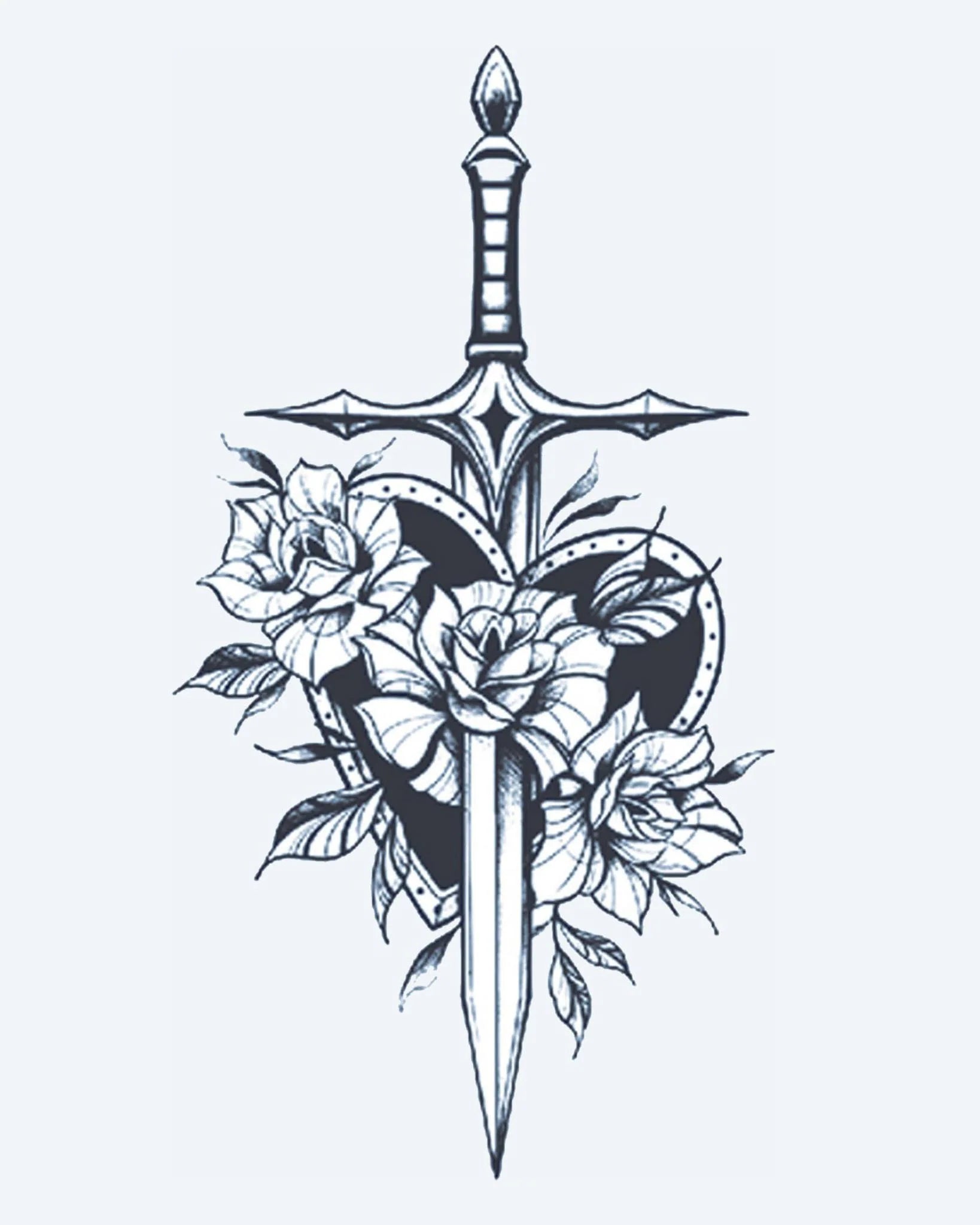 Sword & Roses Shield