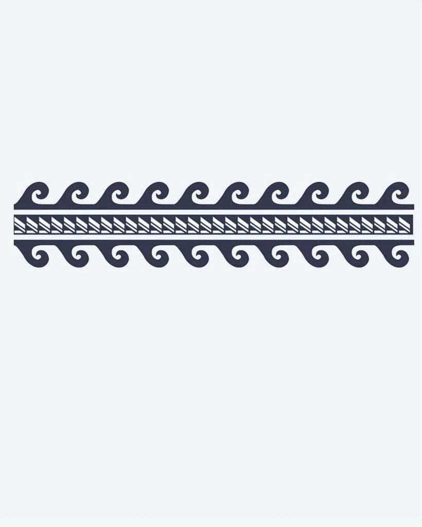 Wave & Chevron Band