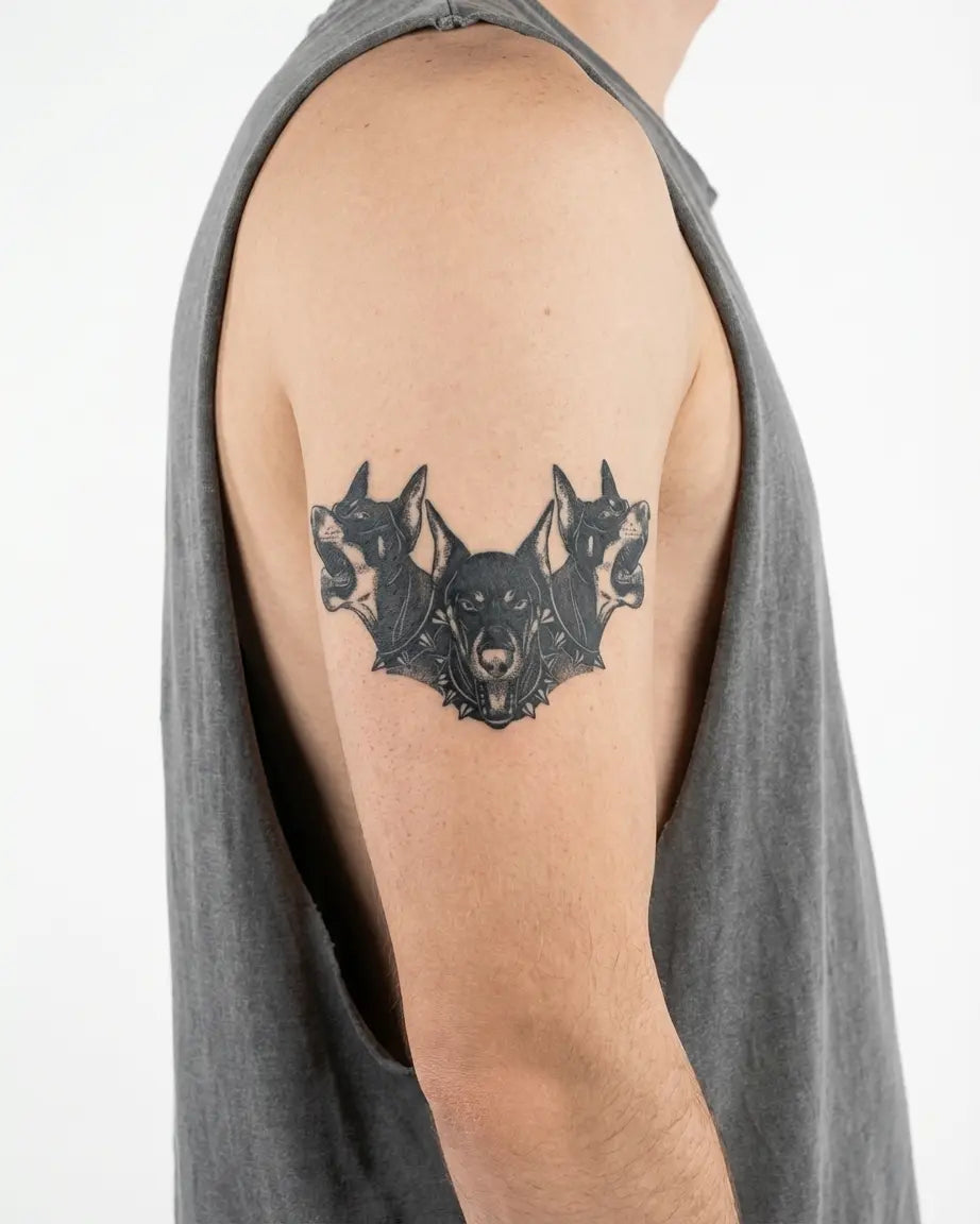 Cerberus Triple Doberman