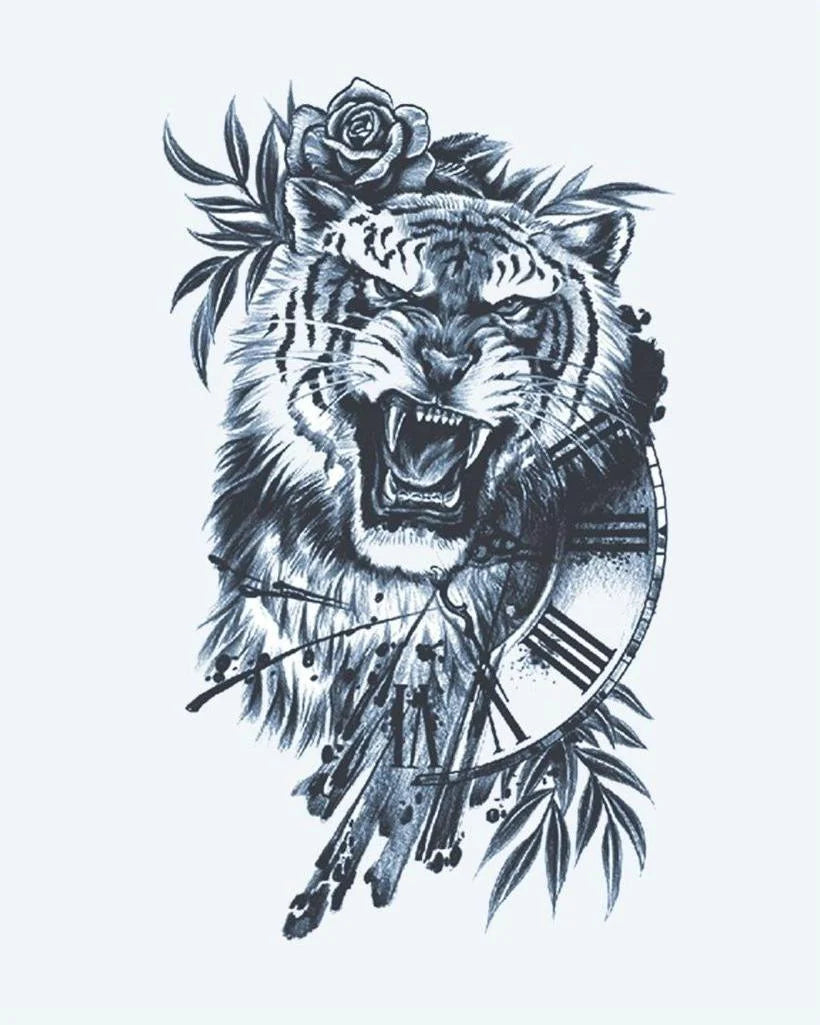 Tiger & Clock