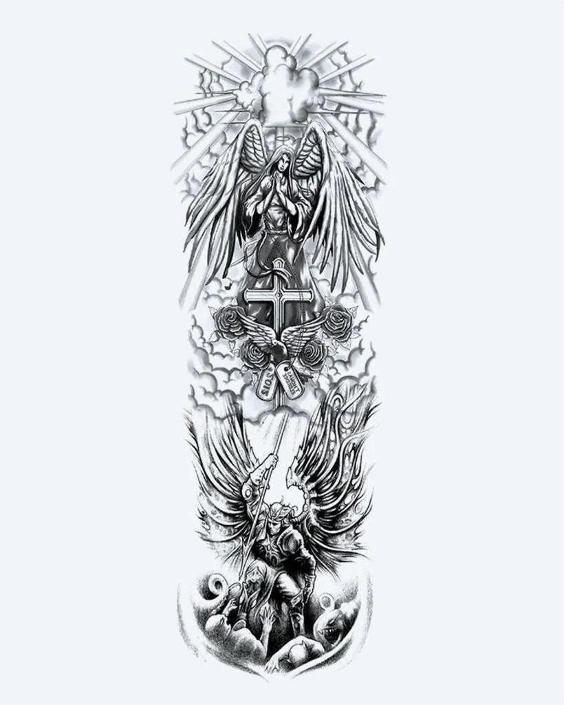 Angels & Cross Sleeve