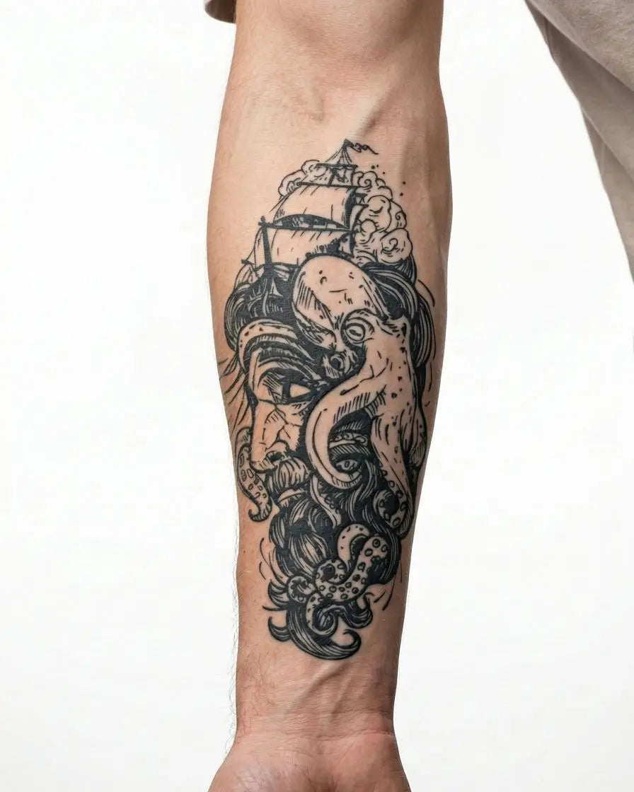 Kraken & Ship