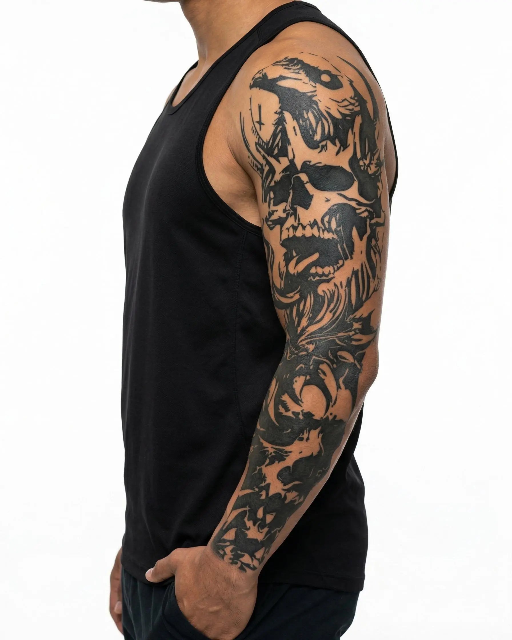Skull & Floral Chaos