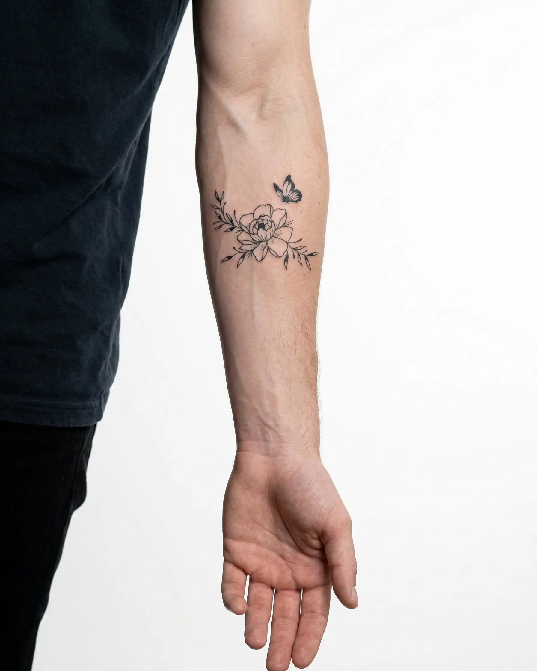 Peony & Butterfly