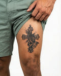Praying Hands & Ornate Cross