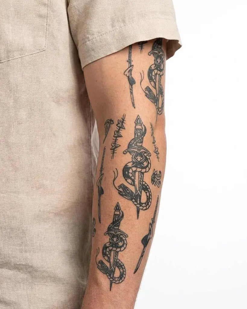 Snake & Dagger Flash Sheet