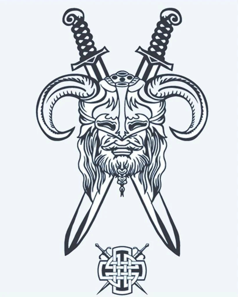 Viking Warrior & Swords