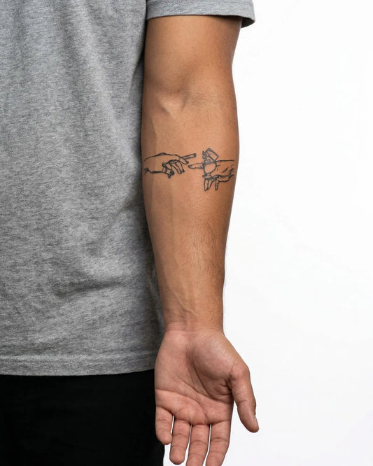 Hands with Lighter & Cigarette