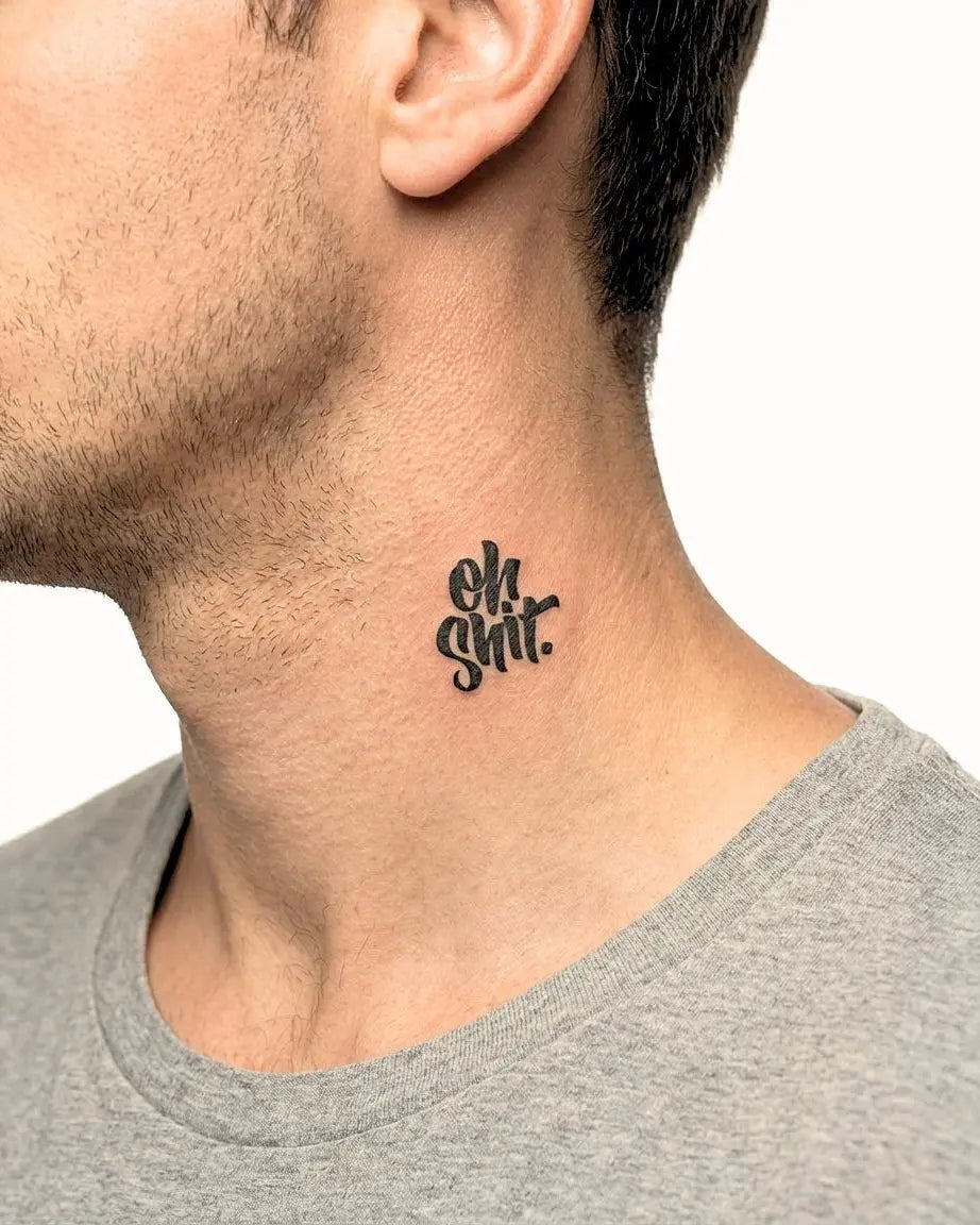 Oh Shit Lettering