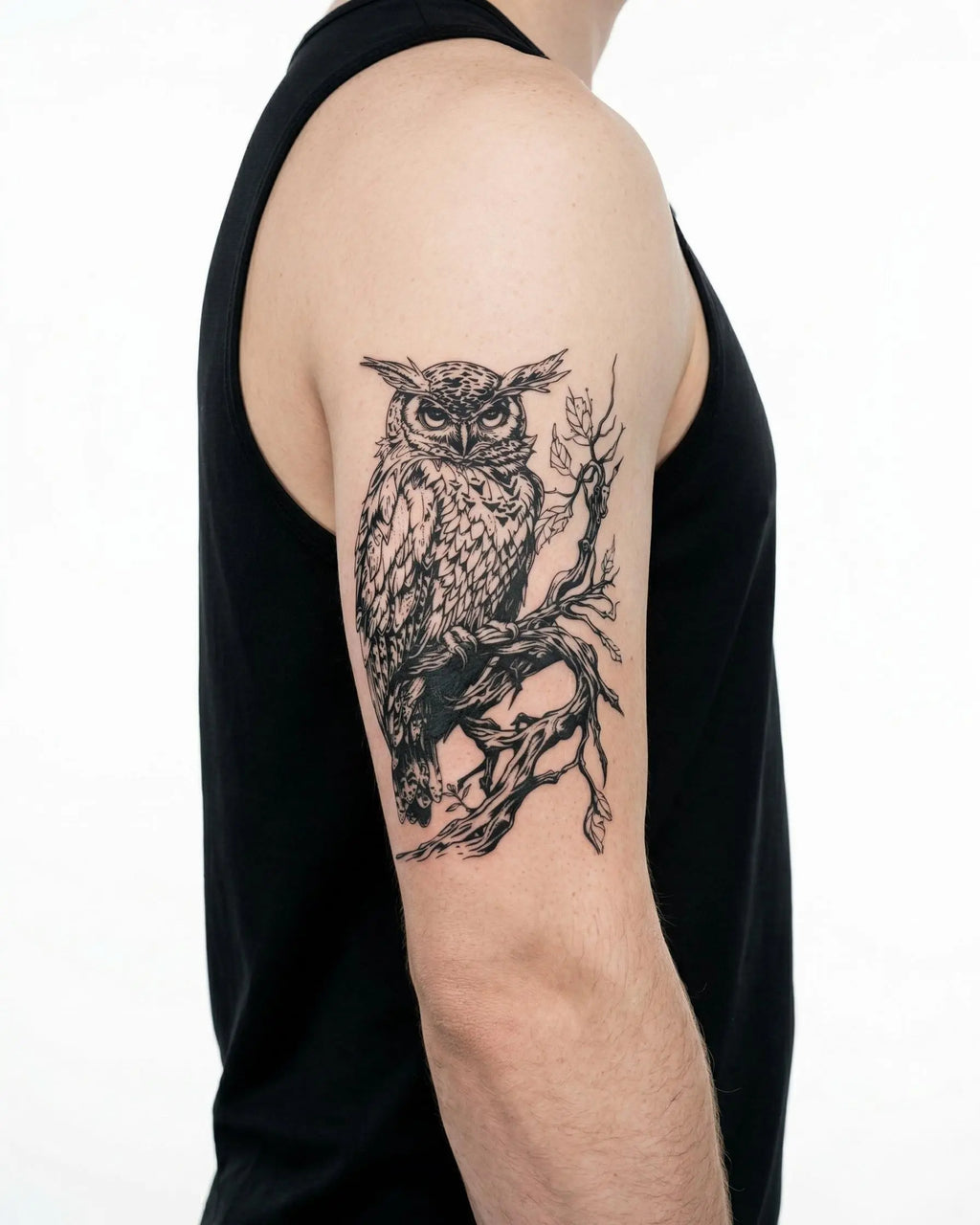 Owl on Branch