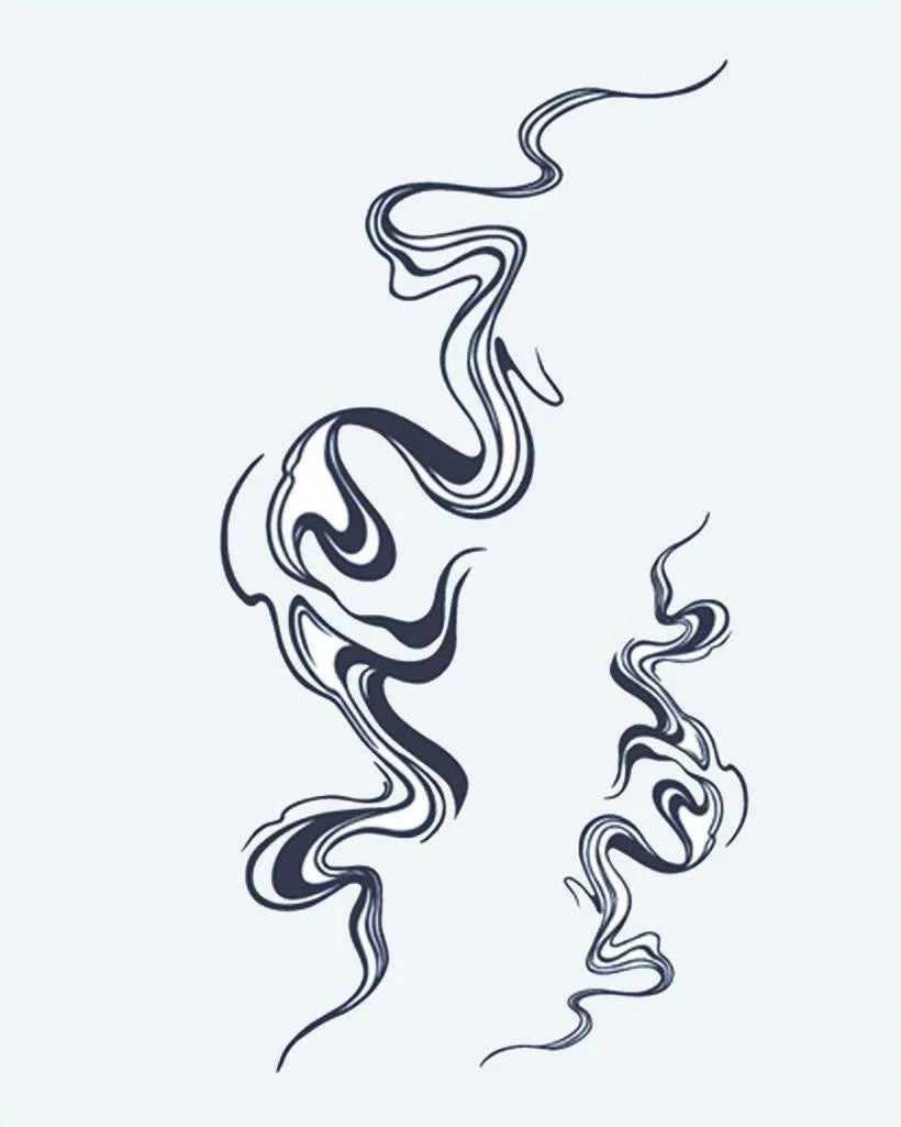 Abstract Smoke Swirls