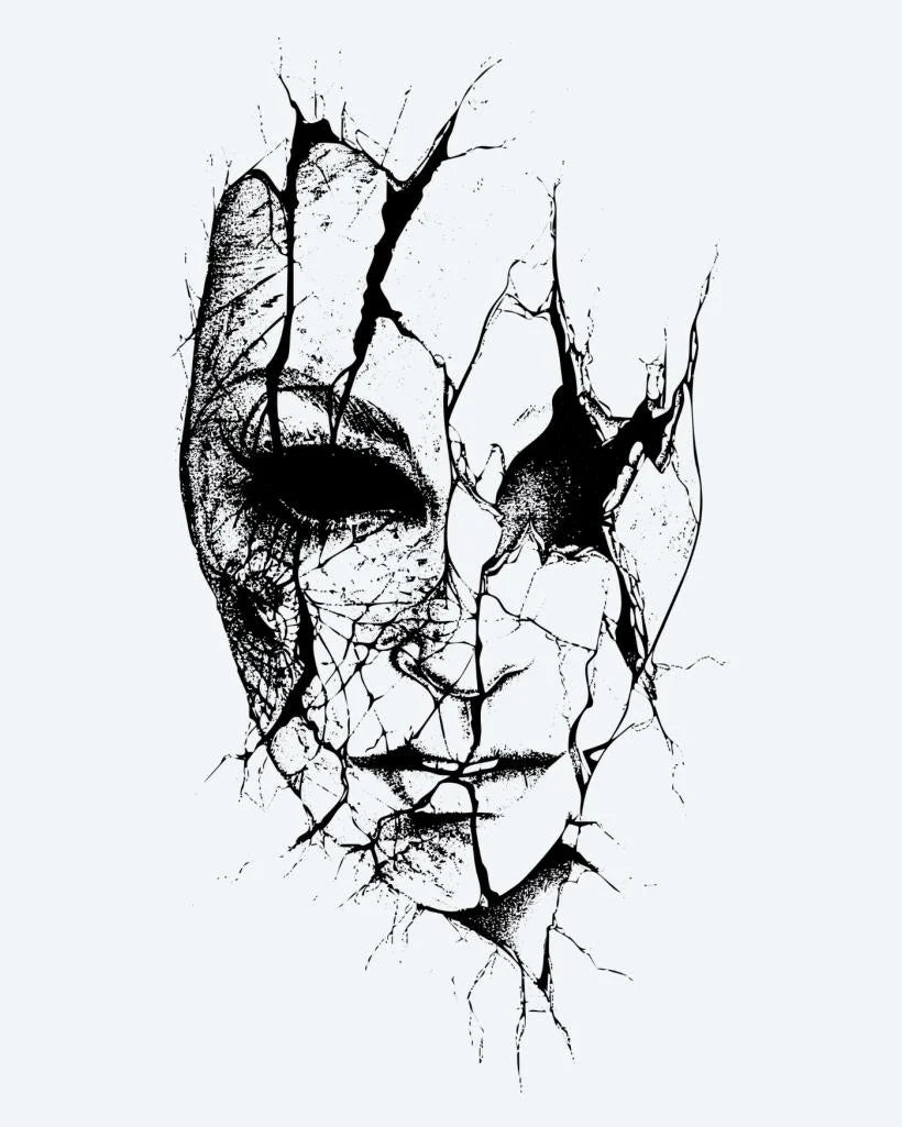 Cracked Face
