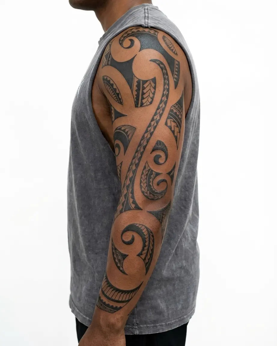 Maori Spiral Sleeve