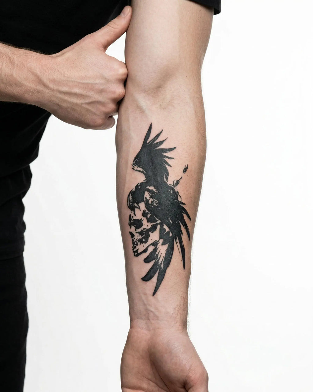 Crow & Skull