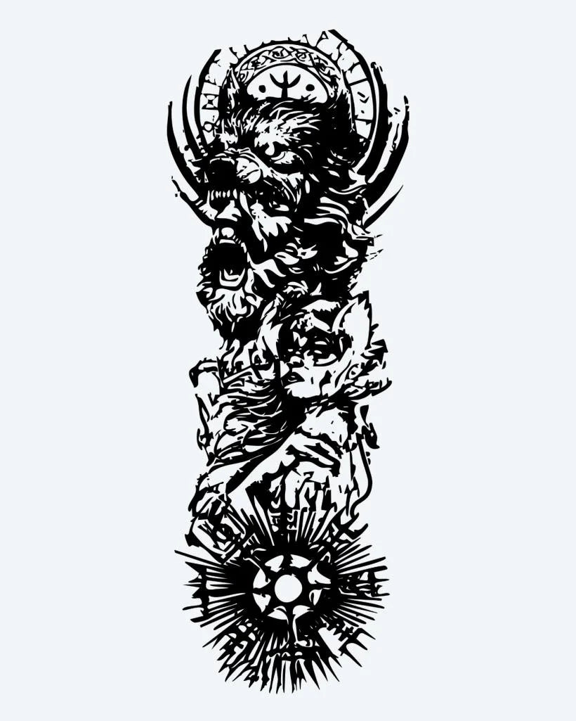 Viking Warrior Sleeve
