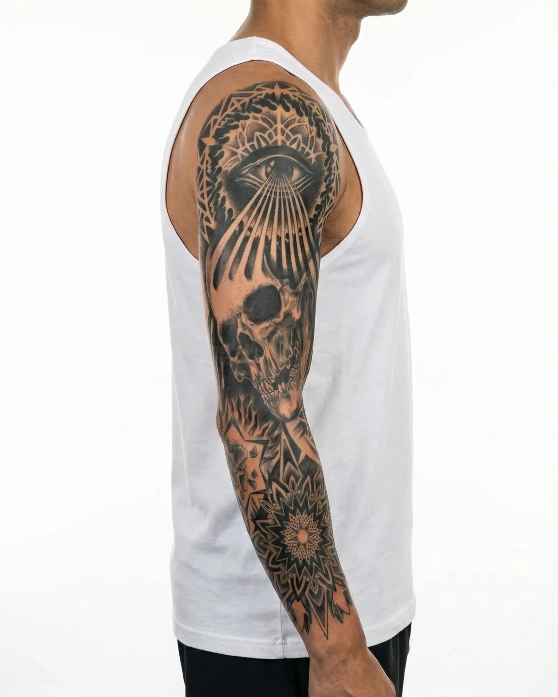 Skull, All-Seeing Eye & Mandala