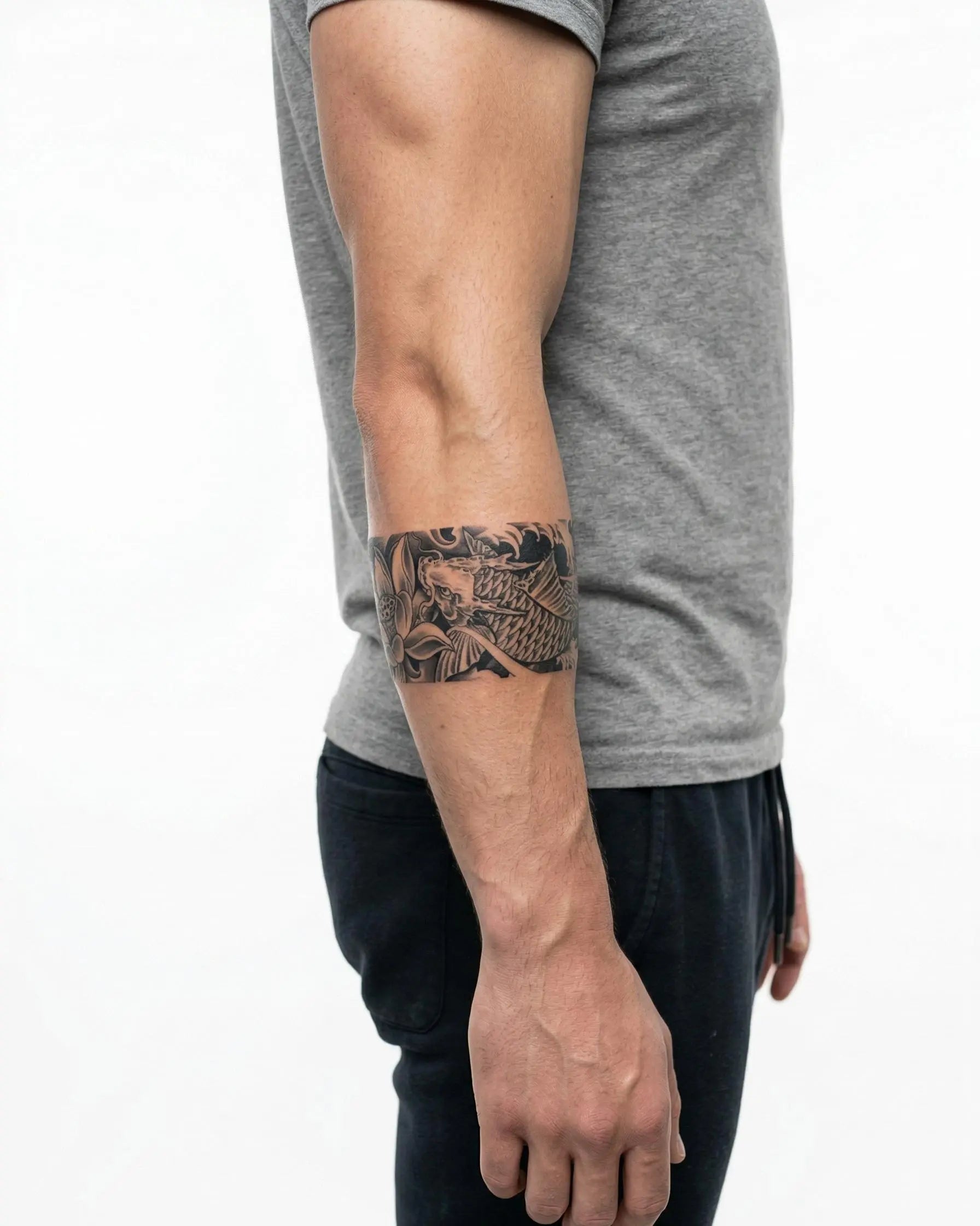 Koi Fish & Lotus Waves