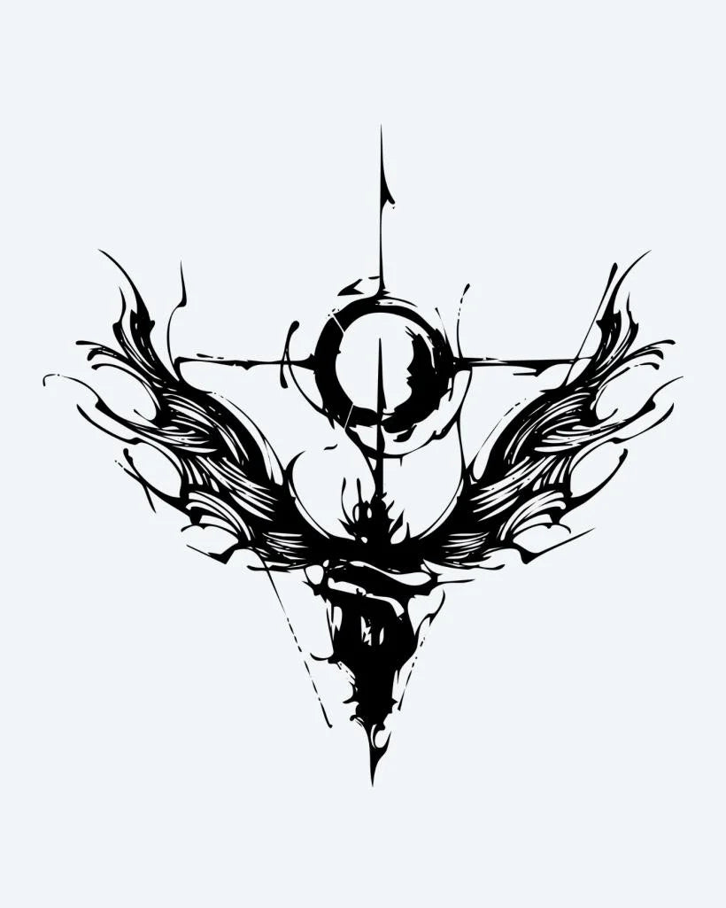 Abstract Angel Cross