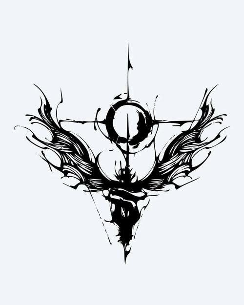 Abstract Angel Cross