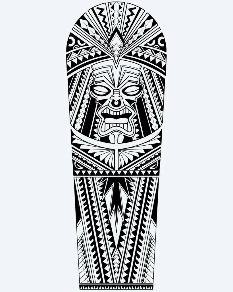 Polynesian Tiki Warrior