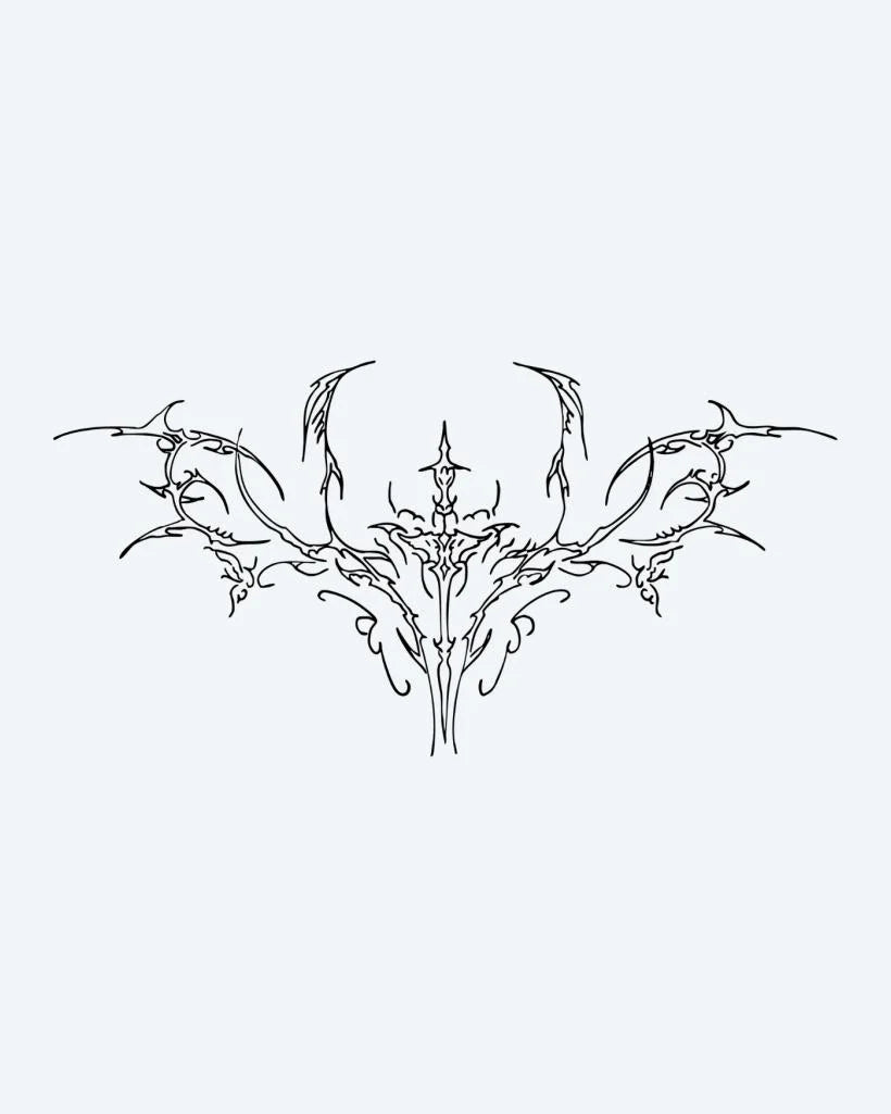 Ornamental Skull Moth