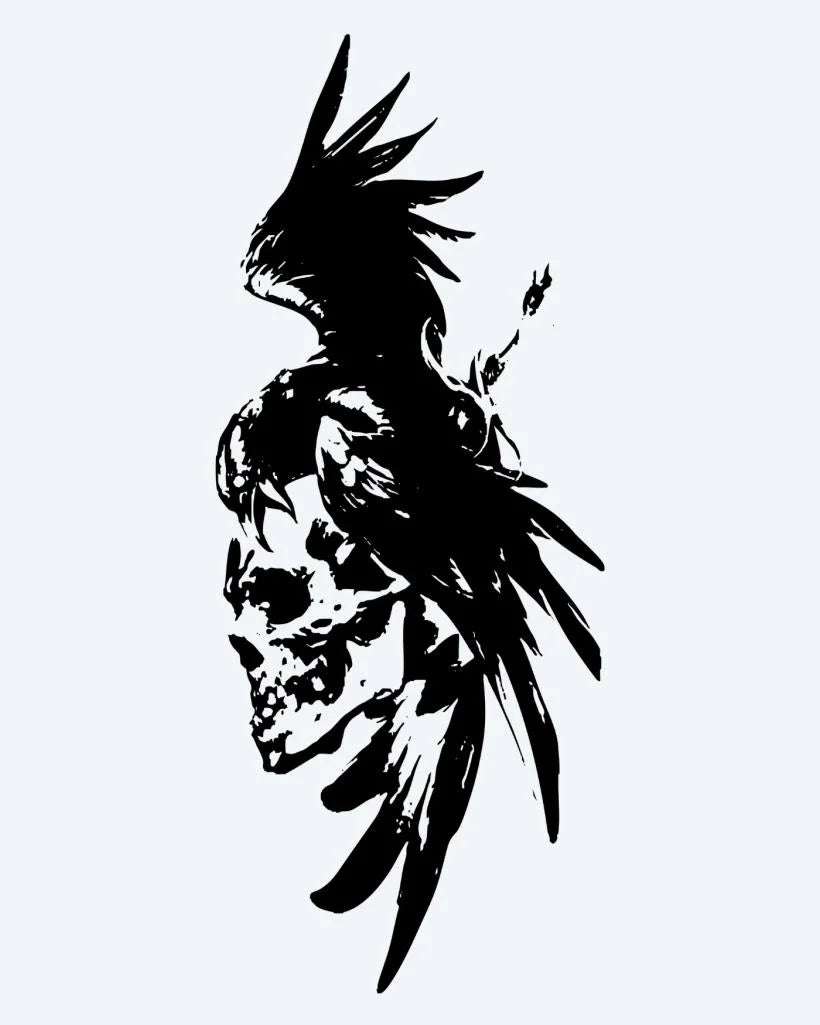 Crow & Skull