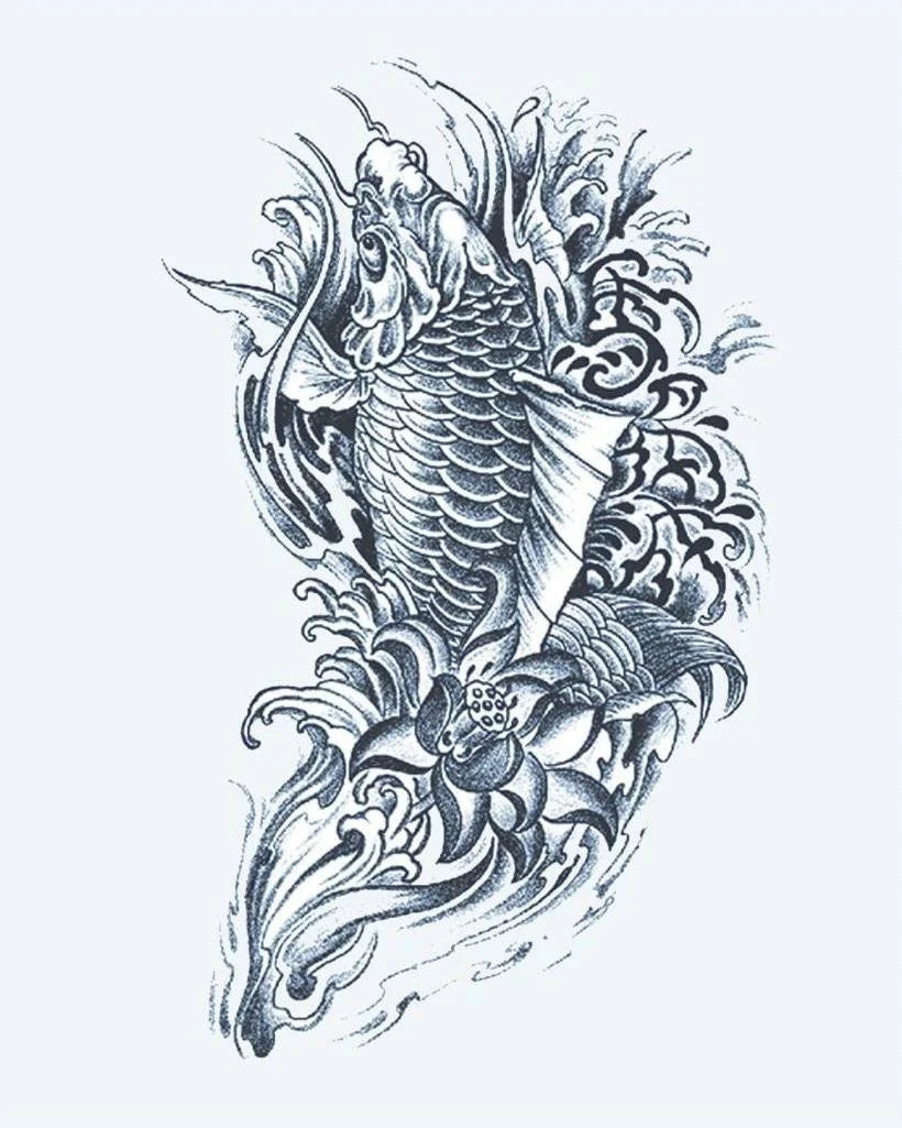 Koi Fish & Lotus 2