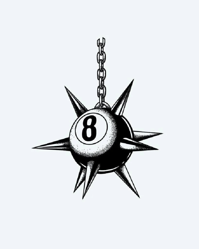 Spiked 8-Ball Flail