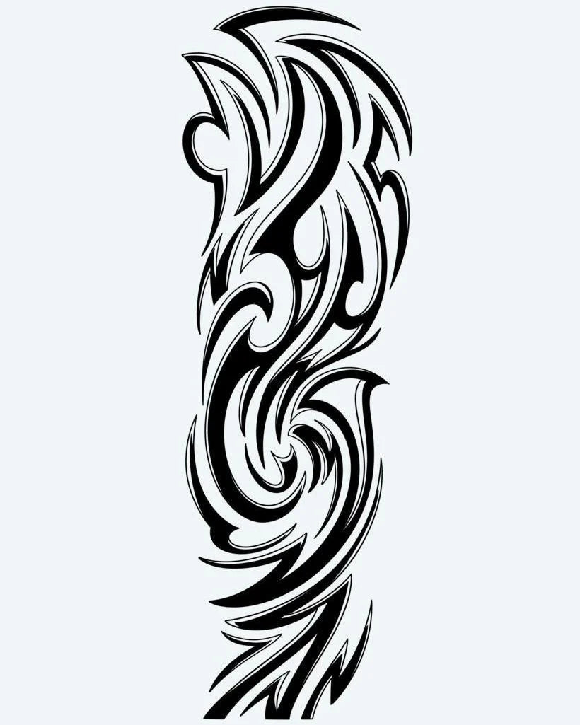 Tribal Wave Sleeve