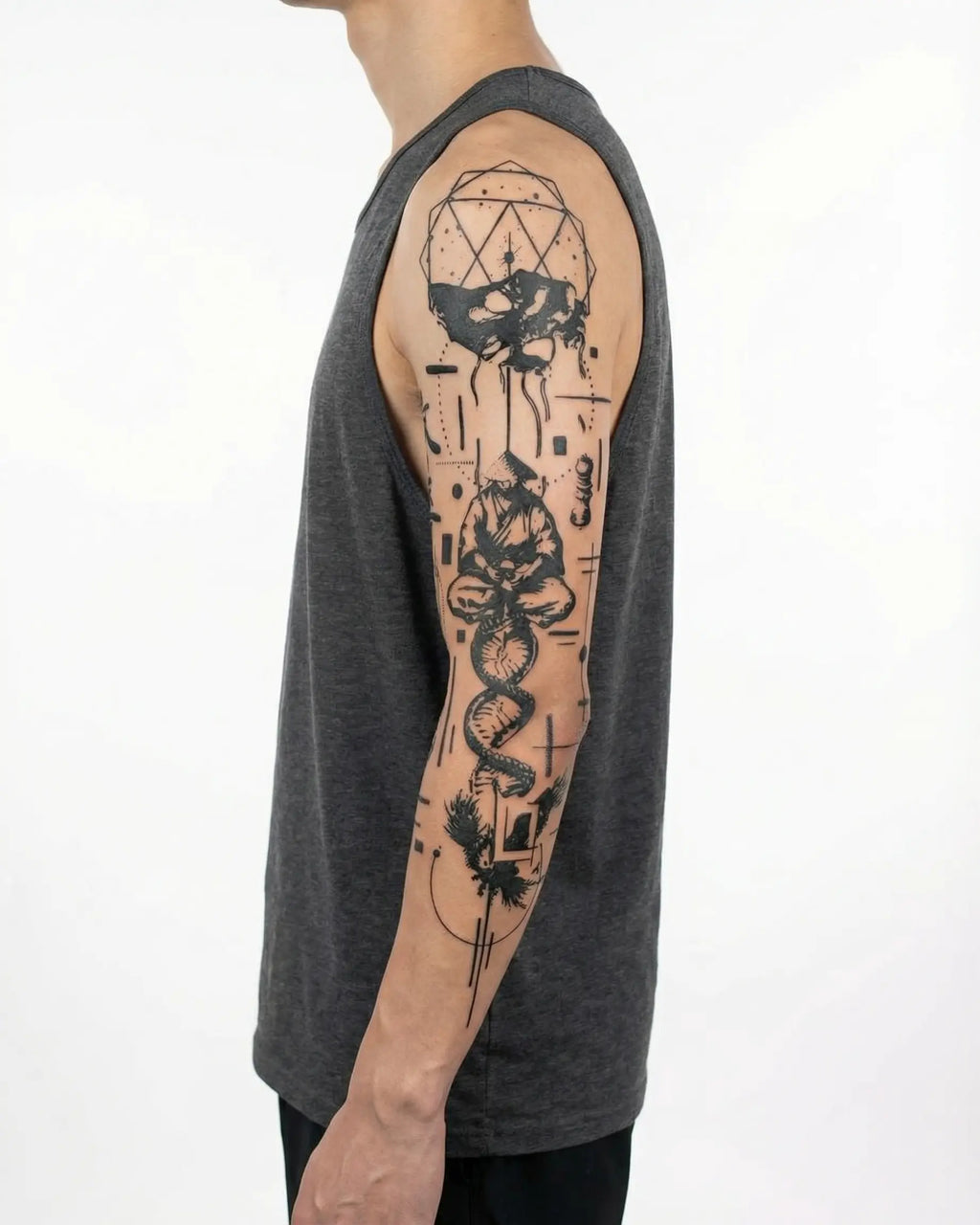 Japanese Dragon & Kanji