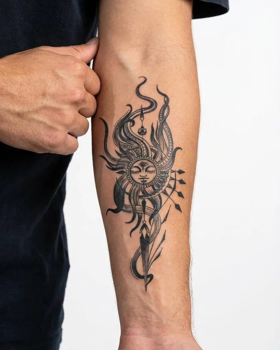 Celestial Sun Face