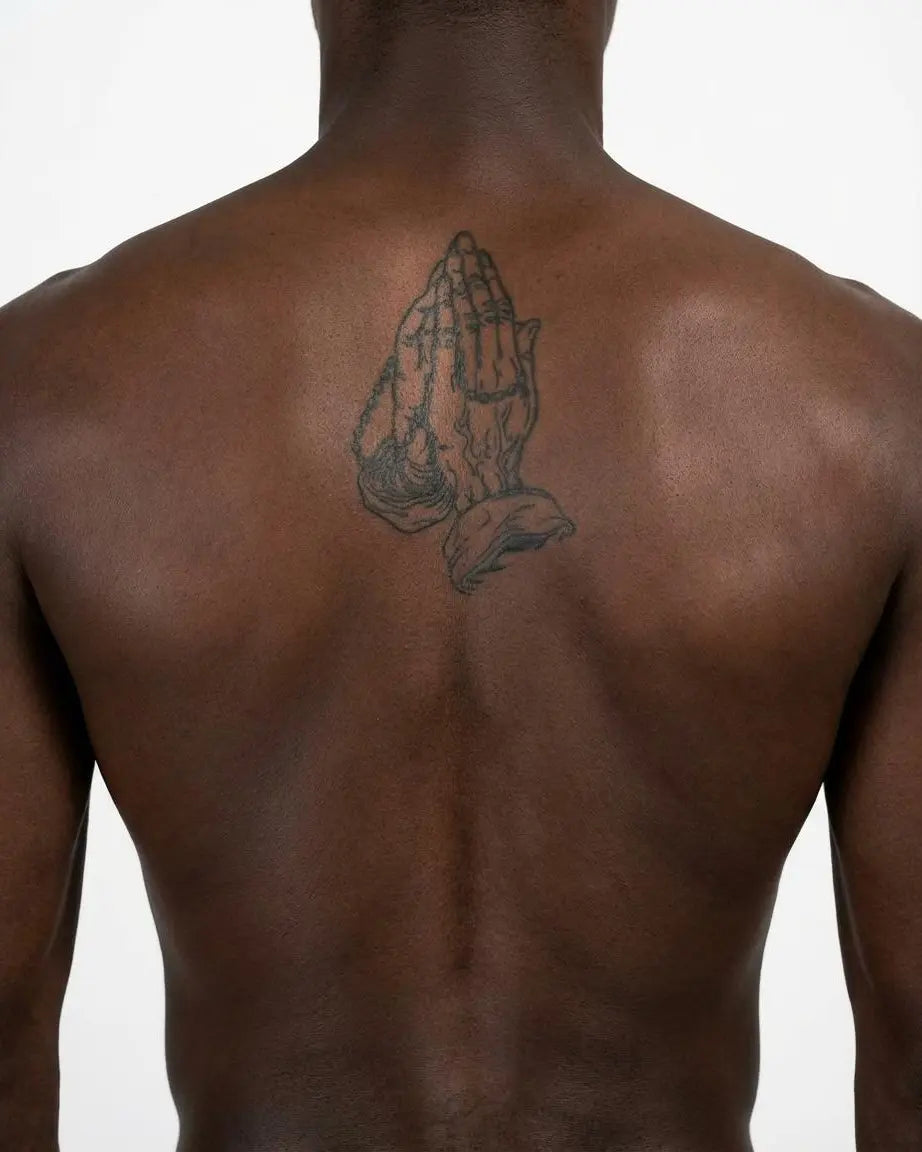 Praying Hands with Rosary