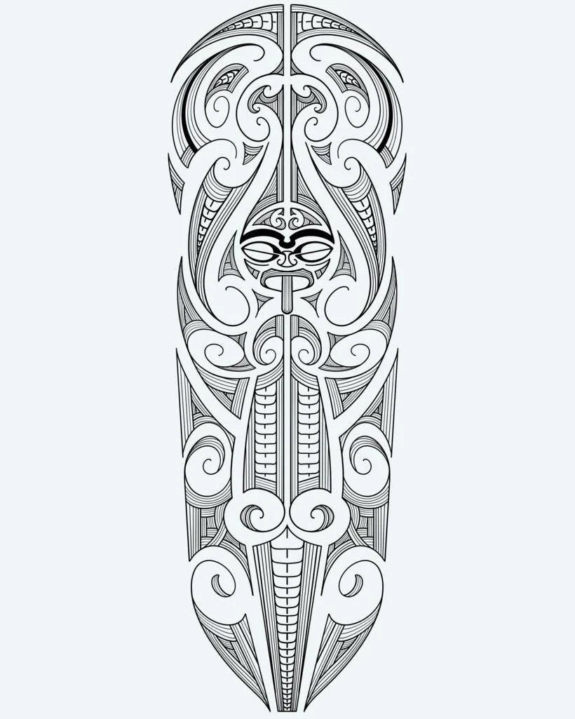 Maori Tiki Full Sleeve