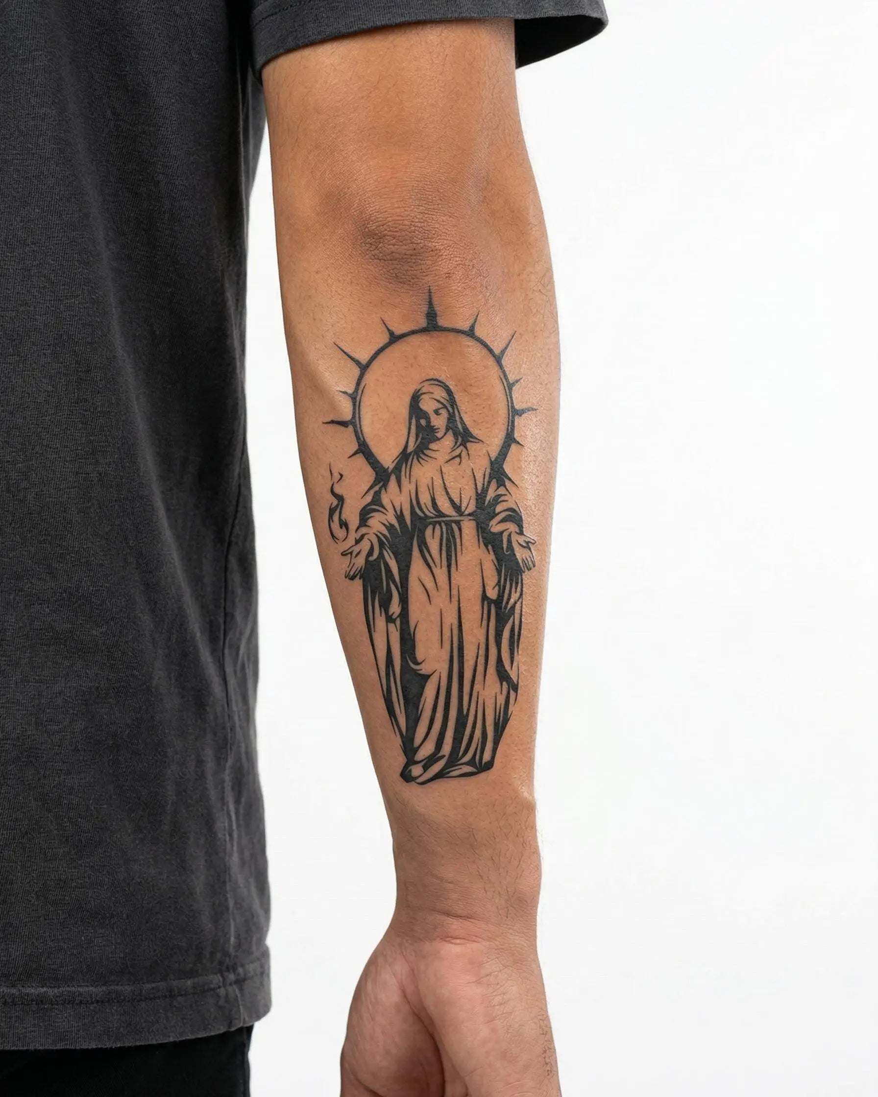 Virgin Mary with Halo