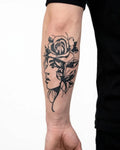 Woman & Rose Portrait