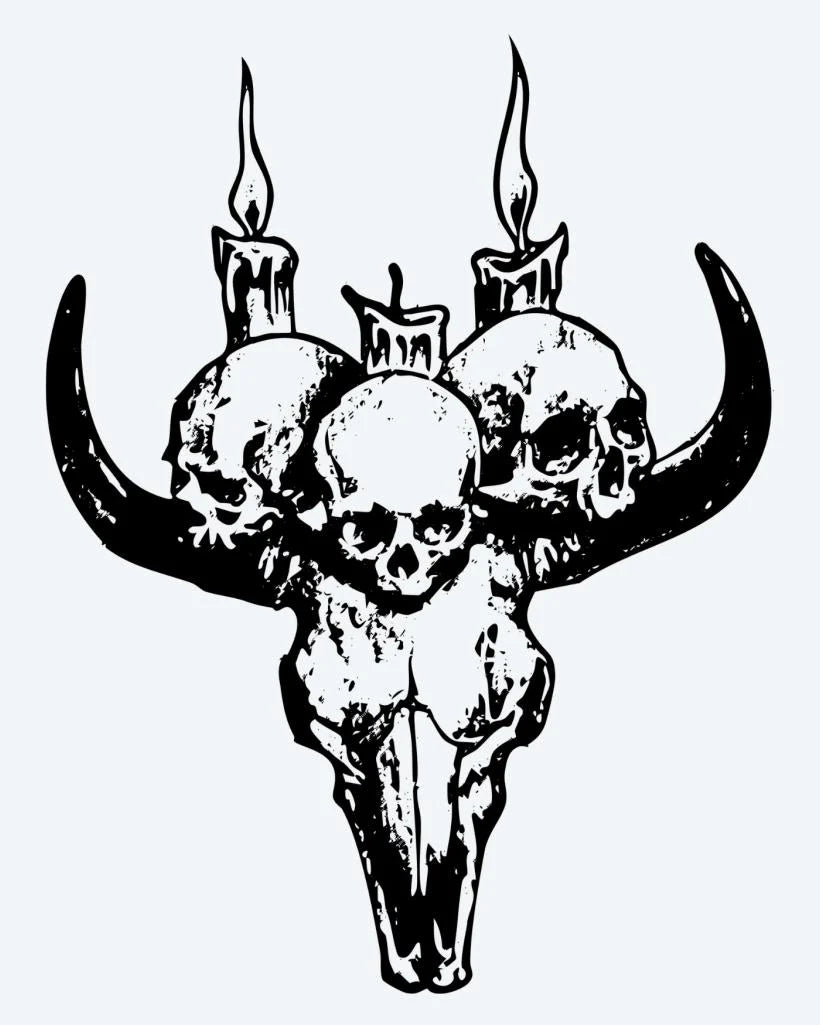 Bull Skull & Candles
