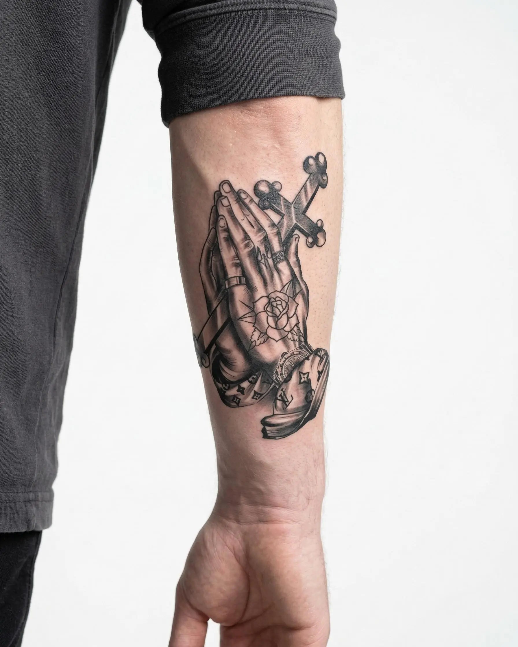 Praying Hands & Rosary