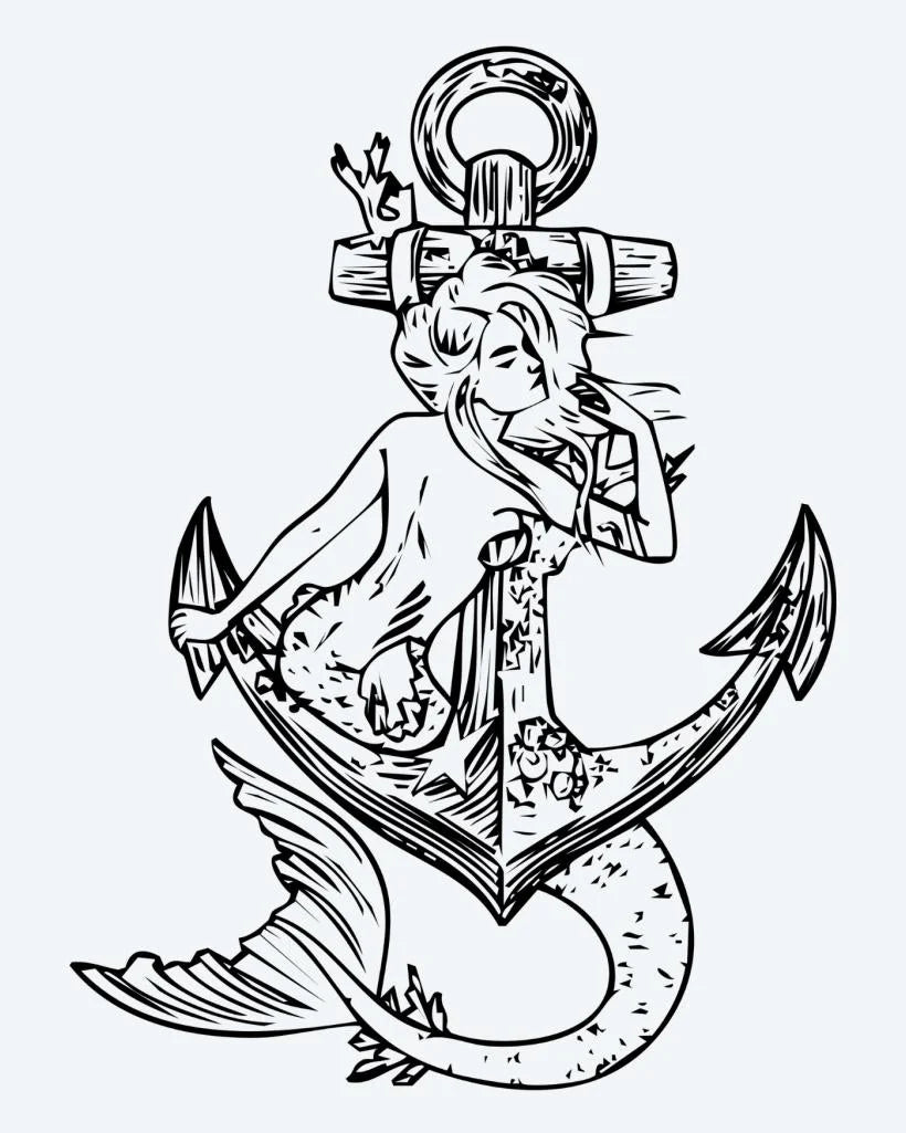 Mermaid & Anchor